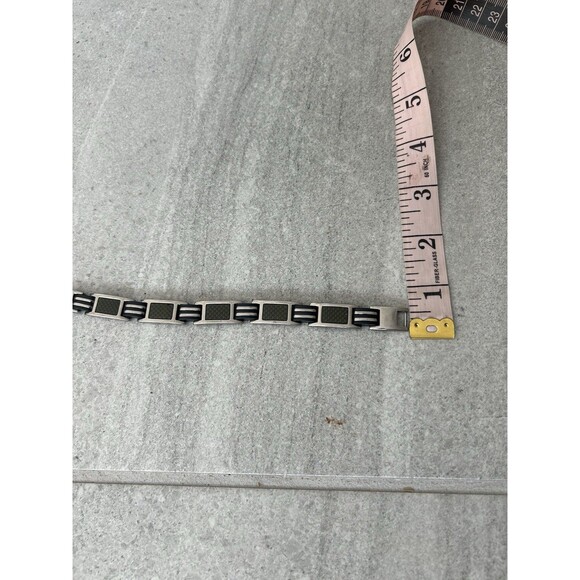 The Danbury Mint Mens Bracelet 8" Fashion Jewelry Titanium With Original Jewelry - Picture 10 of 11